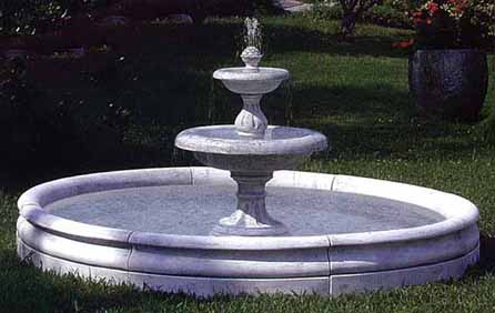 Italian Marble Fountain with Pool